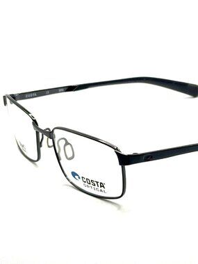 NEW COSTA DEL MAR 0653003 BRD 210 Dark Gunmetal Men Eyeglasses 53mm 18 140